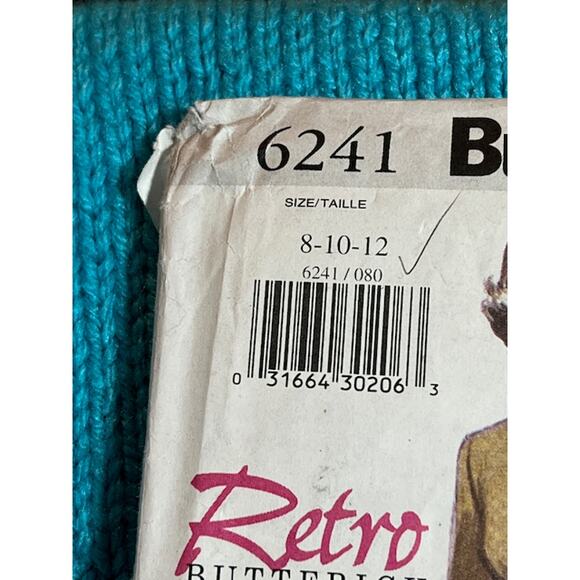 Butterick Sewing pattern 6241 retro 1050s suit blazer skirt sz 8 10 12 - Picture 2 of 6